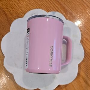 Corkcicle Pink Insulated Mug